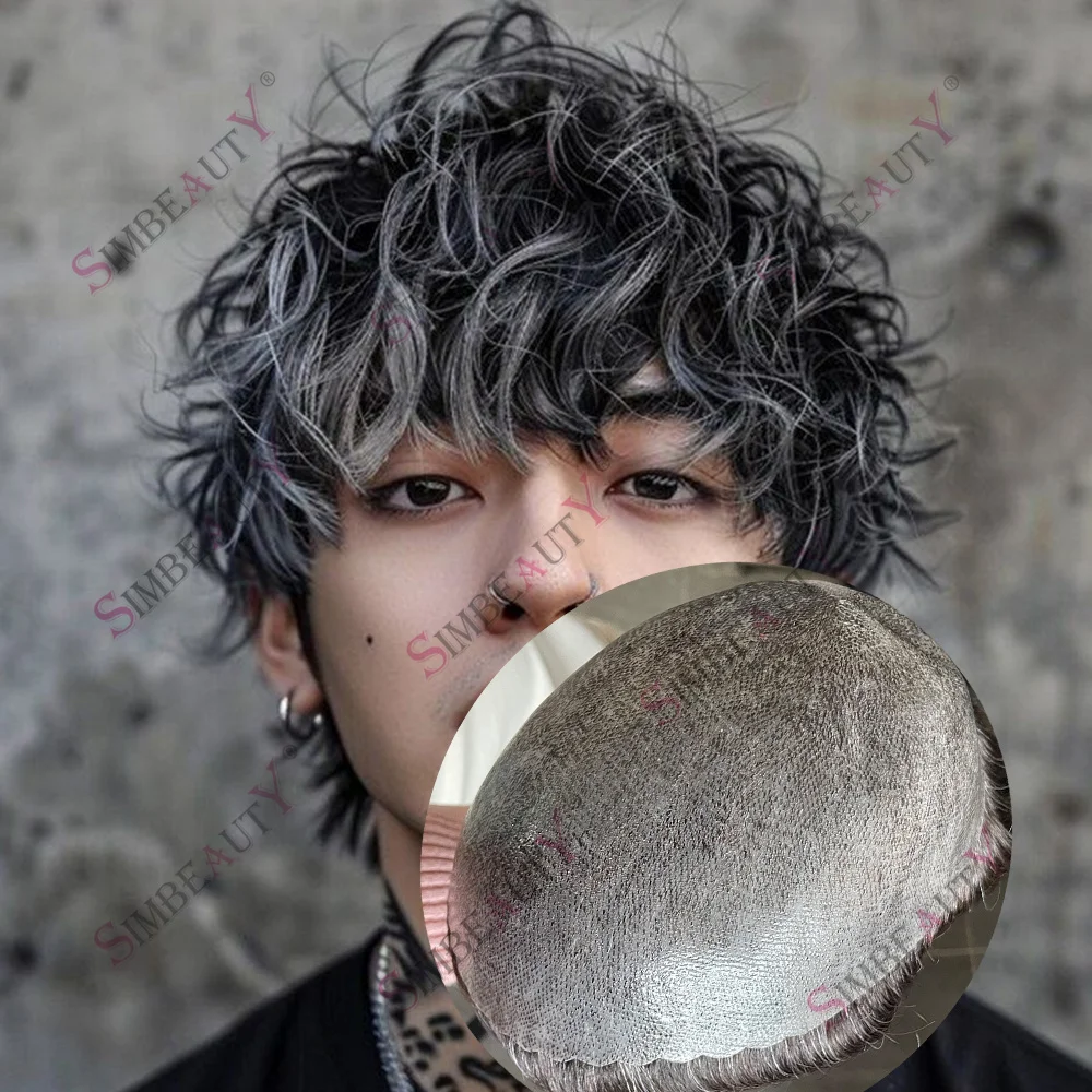 Men's Wig Grey Human Hair System Toupee 0.1mm Silicone Skin Base Natural Hairline Capillary Prosthesis Affordable Man Hairpieces
Men's Wig Grey Human Hair System Toupee 0.1mm Silicone Skin Base Natural Hairline Capillary Prosthesis Affordable Man Hairpieces