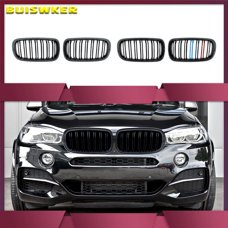Front Hood Kidney Grille Bumper Black Dual Grill Replacement Part Car Accessories Fit For BMW F15 X5 F16 X6 2014-2017
Front Hood Kidney Grille Bumper Black Dual Grill Replacement Part Car Accessories Fit For BMW F15 X5 F16 X6 2014-2017