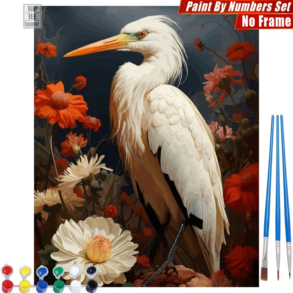 Elegant Egret Flowers DIY Paint By Numbers Kit - White Feathers Flowers Home Activities Easter Gift For Husband
Elegant Egret Flowers DIY Paint By Numbers Kit - White Feathers Flowers Home Activities Easter Gift For Husband