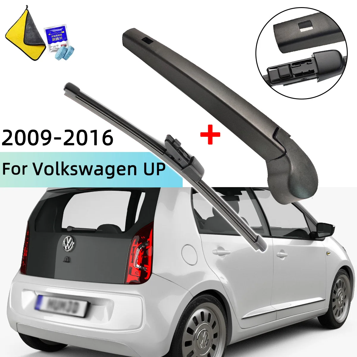 Fits For Volkswagen UP 2009--2016 Rear Windscreen Wiper Blade Wiper Arm Windscreen Windshield Wipers Brushes Cleaning Accessori
Fits For Volkswagen UP 2009--2016 Rear Windscreen Wiper Blade Wiper Arm Windscreen Windshield Wipers Brushes Cleaning Accessori