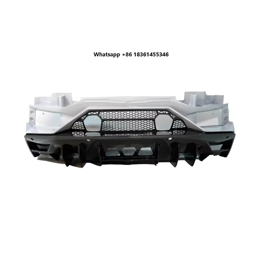 For LP700 LP720S Old Body Kit Upgraded and Modified SVJ Style Semi Dry Carbon Fiber Rear Bumper
For LP700 LP720S Old Body Kit Upgraded and Modified SVJ Style Semi Dry Carbon Fiber Rear Bumper