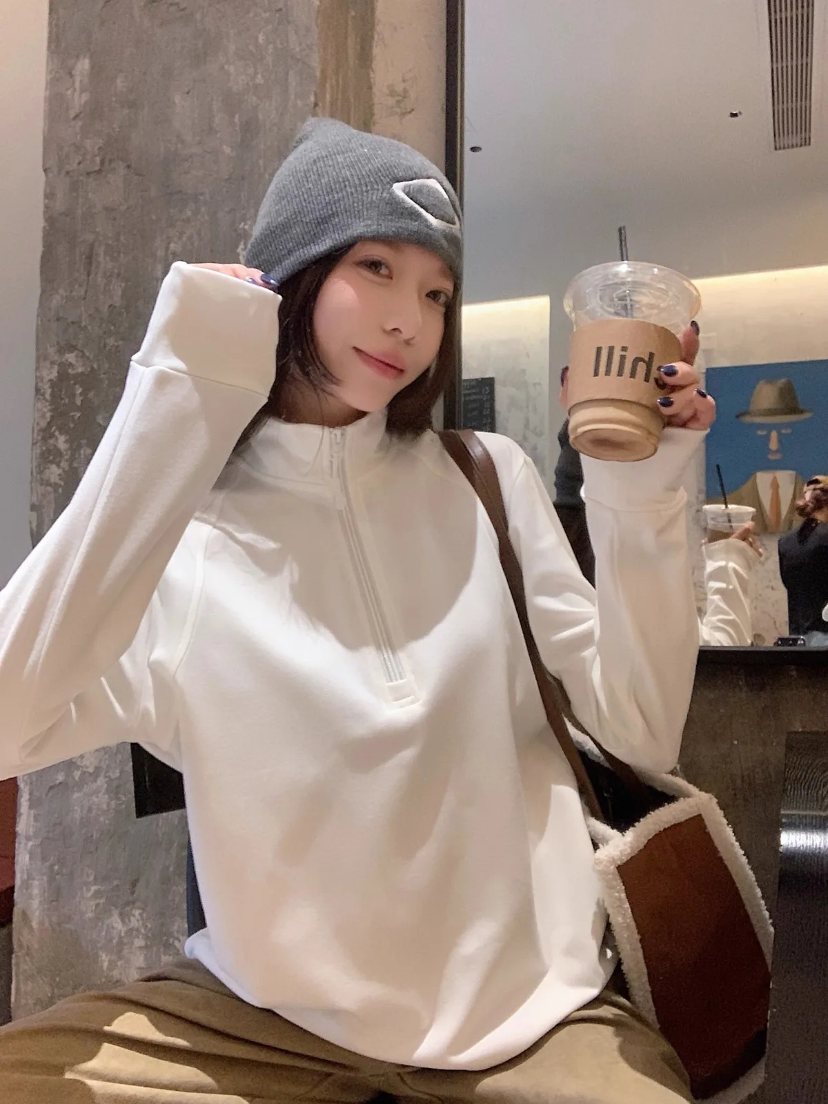 Women's Windproof Sweatshirt Jacket Half Open Collar Casual Warm Top Zipper Closure Long Sleeve Color Commute Style
Women's Windproof Sweatshirt Jacket Half Open Collar Casual Warm Top Zipper Closure Long Sleeve Color Commute Style