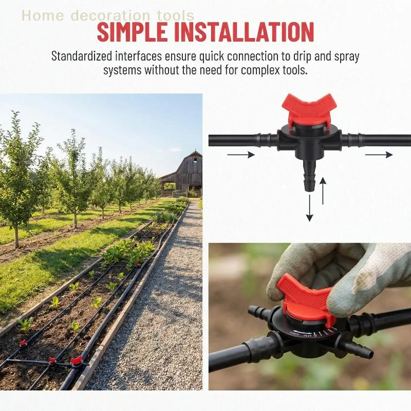 Конфигурируемый клапан-инжектор для удобрений для систем капельного полива фруктовых деревьев, точное орошение для сельского хозяйства и домашнего использования
Конфигурируемый клапан-инжектор для удобрений для систем капельного полива фруктовых деревьев, точное орошение для сельского хозяйства и домашнего использования