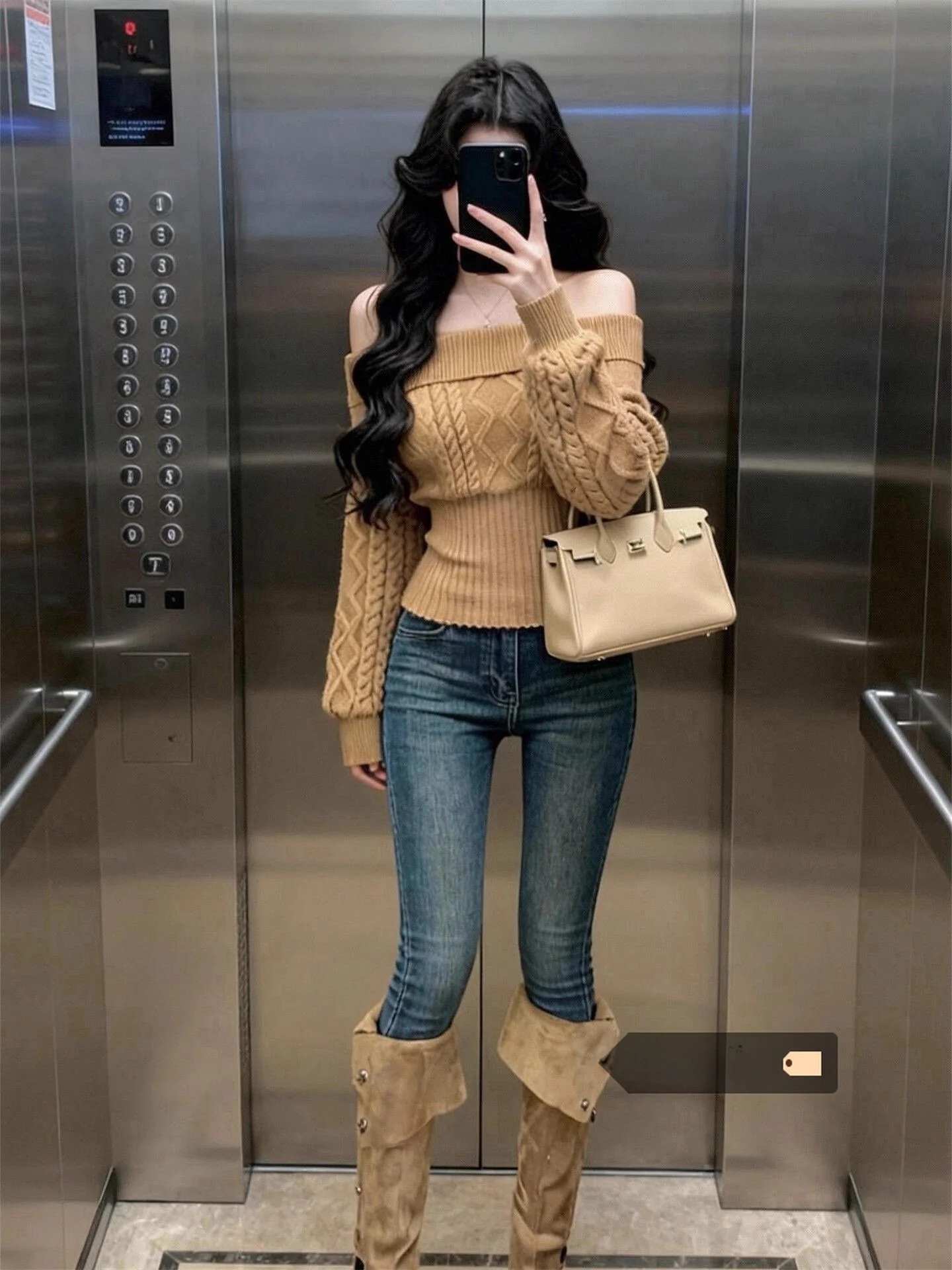 Spicy Girl One-oulder Long Sve Sweater Women's Winter Inner Wear Outerwear Knitted Top Slim Fit Waist Cinched Base irt
Spicy Girl One-oulder Long Sve Sweater Women's Winter Inner Wear Outerwear Knitted Top Slim Fit Waist Cinched Base irt