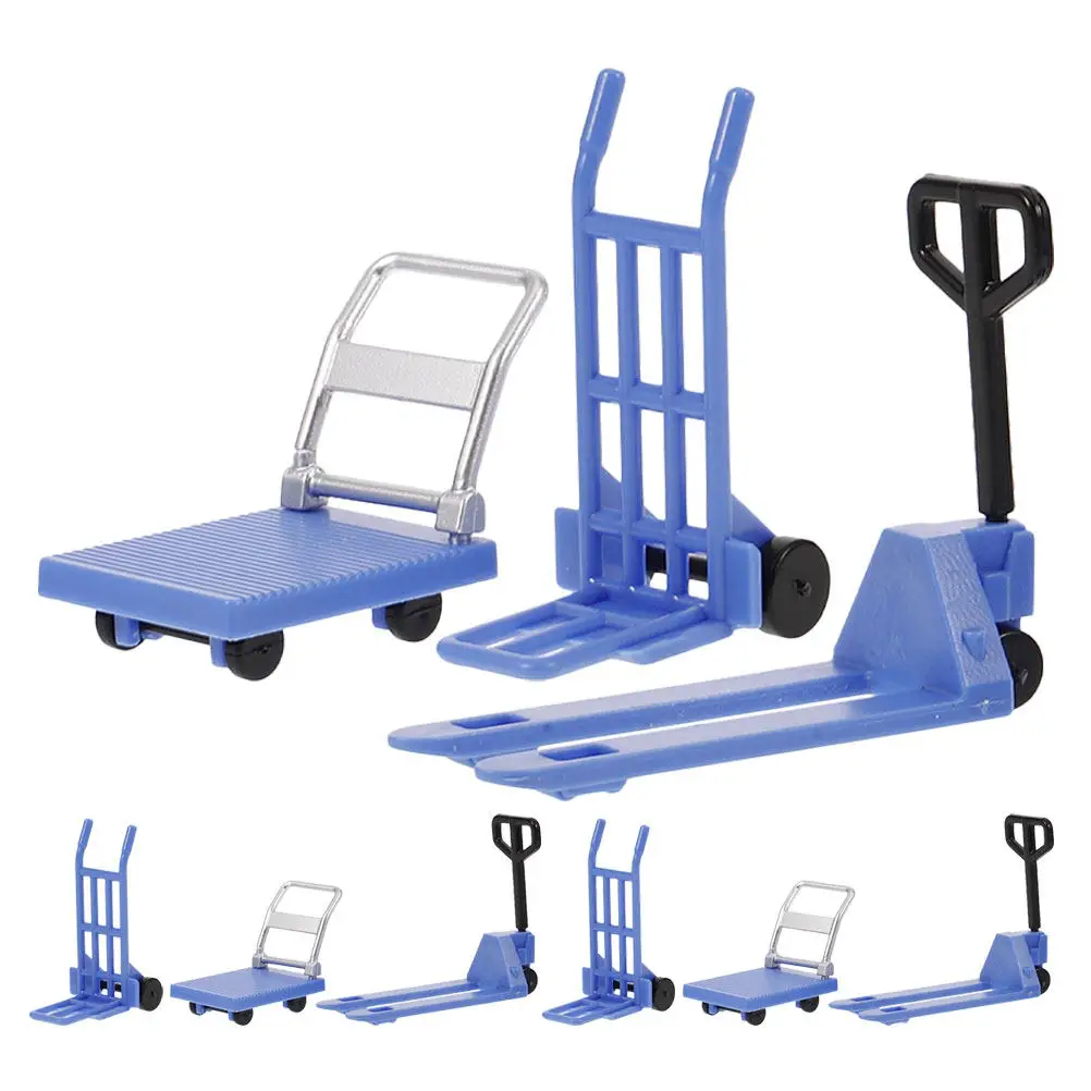 3Sets Tiny Construction Vehicle Models Mini Platform Cart Forklift Hand Trolley Realistic Design Safe Plastic Learning Prop
3Sets Tiny Construction Vehicle Models Mini Platform Cart Forklift Hand Trolley Realistic Design Safe Plastic Learning Prop