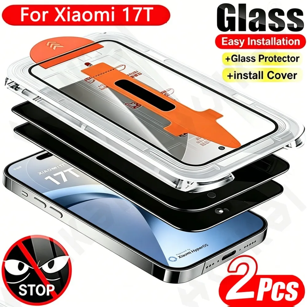 2 Pcs For Xiaomi 17T 15T Pro Redmi Note 15 Pro Plus One-click Privacy Dust Installation Screen Protector Tempered Glass
2 Pcs For Xiaomi 17T 15T Pro Redmi Note 15 Pro Plus One-click Privacy Dust Installation Screen Protector Tempered Glass