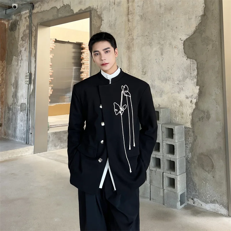 New Chinese Sle Men's Jaet Collar Stand up Embroidery Casual Long Sve Coat Design Sensation Small ence
New Chinese Sle Men's Jaet Collar Stand up Embroidery Casual Long Sve Coat Design Sensation Small ence