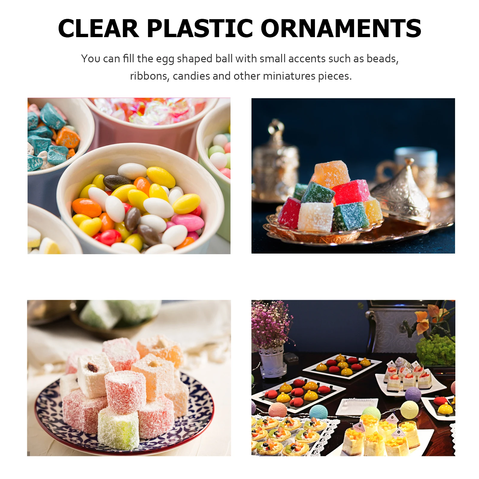 12Pcs Plastic Clear Fillable Candy Boxes DIY Wedding Party Decor Gift Packaging Clear Ornaments for Crafts Fillable 
12Pcs Plastic Clear Fillable Candy Boxes DIY Wedding Party Decor Gift Packaging Clear Ornaments for Crafts Fillable