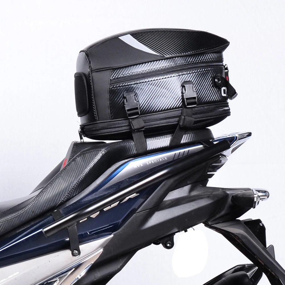 Black Motorcycle Waterproof Tail Bag For Travel Riders' Luggage Large Capacity Saddle Bag For The Rear Seat
Black Motorcycle Waterproof Tail Bag For Travel Riders' Luggage Large Capacity Saddle Bag For The Rear Seat