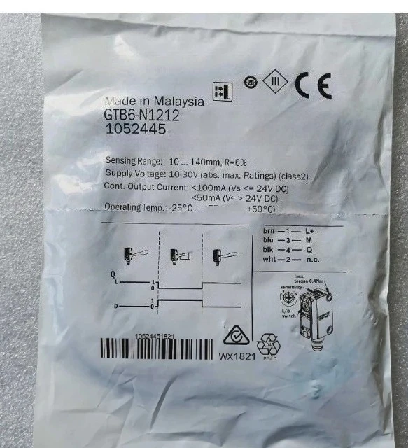 Совершенно новый оригинальный фотоэлектрический переключатель GTB6-N1212 GTB6-P1212 GTB6-P1211 GTE6-N1211 GTE6-N1212 GTE6-P1212, новая быстрая доставка
Совершенно новый оригинальный фотоэлектрический переключатель GTB6-N1212 GTB6-P1212 GTB6-P1211 GTE6-N1211 GTE6-N1212 GTE6-P1212, новая быстрая доставка