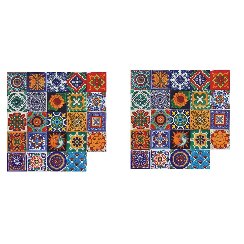 48PCS Self Adhesive Mosaic Brick Tile 3D Sticker Kitchen Bathroom Wall Stickers -15X15cm
48PCS Self Adhesive Mosaic Brick Tile 3D Sticker Kitchen Bathroom Wall Stickers -15X15cm