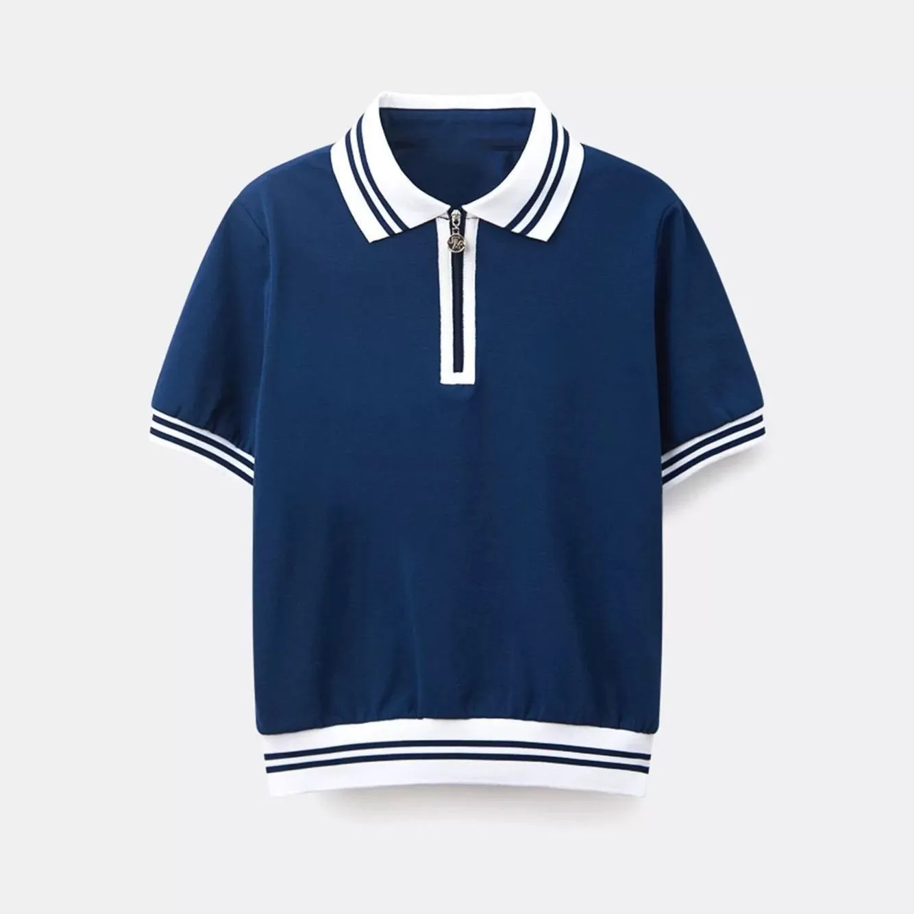 Women's Summer 2026 Golf Shirt: Short-Sleeve T-Shirt with Collar and Half-Zip in Various Colors
Women's Summer 2026 Golf Shirt: Short-Sleeve T-Shirt with Collar and Half-Zip in Various Colors