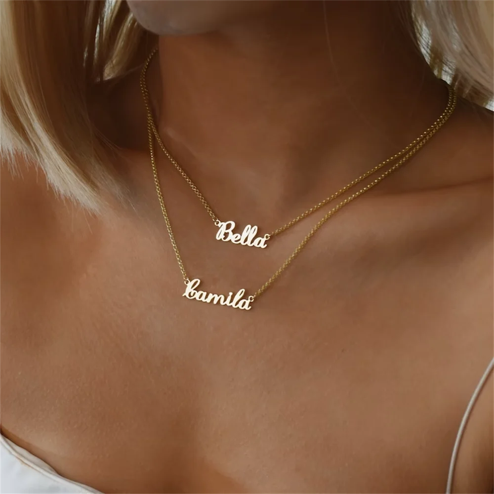 Custom Double Layer Name Necklace Stainless Steel Double Nameplate Pendant Chocker for Women Jewellery Birthday Gifts
Custom Double Layer Name Necklace Stainless Steel Double Nameplate Pendant Chocker for Women Jewellery Birthday Gifts