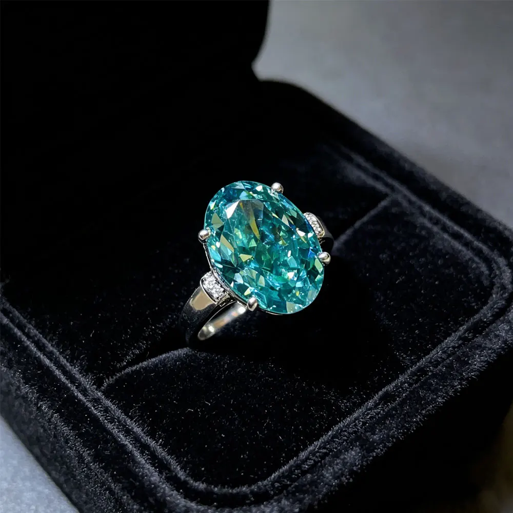 S925 sterling silver colored oval ice flower cut moissanite women's ring egg shaped mint green light luxury fashion jewelry part
S925 sterling silver colored oval ice flower cut moissanite women's ring egg shaped mint green light luxury fashion jewelry part