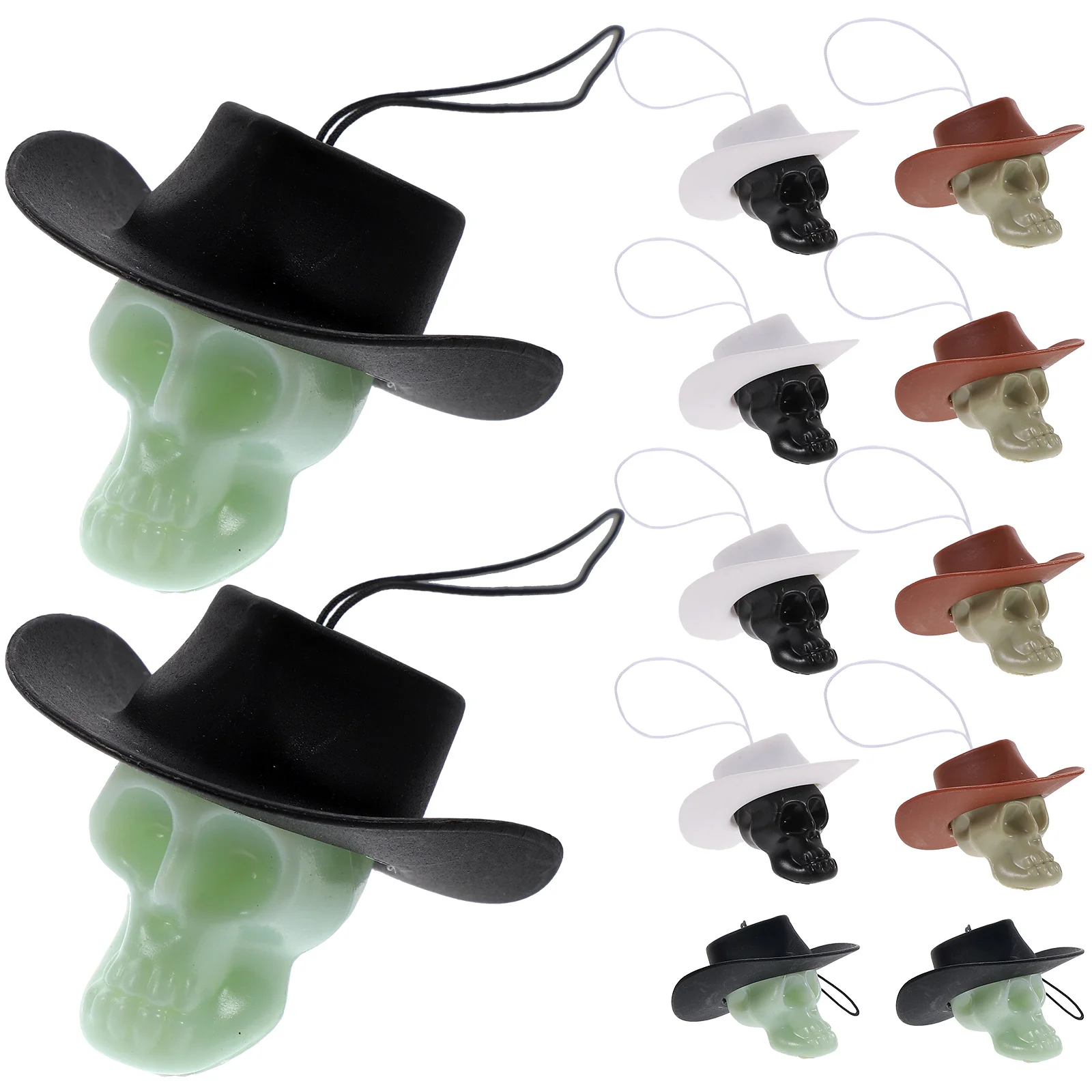 12Pcs Lifelike Skull Head Statue Realistic Small Skull Head Ornament Haunted House Prop for Halloween Party Decoration
12Pcs Lifelike Skull Head Statue Realistic Small Skull Head Ornament Haunted House Prop for Halloween Party Decoration