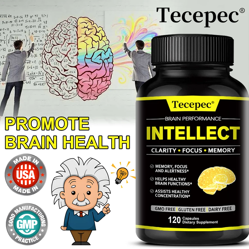 Nootropics Capsules - Support Healthy Brain Function, Help Fight Mental Dullness and Brain Fog, and Slow Brain Aging
Nootropics Capsules - Support Healthy Brain Function, Help Fight Mental Dullness and Brain Fog, and Slow Brain Aging