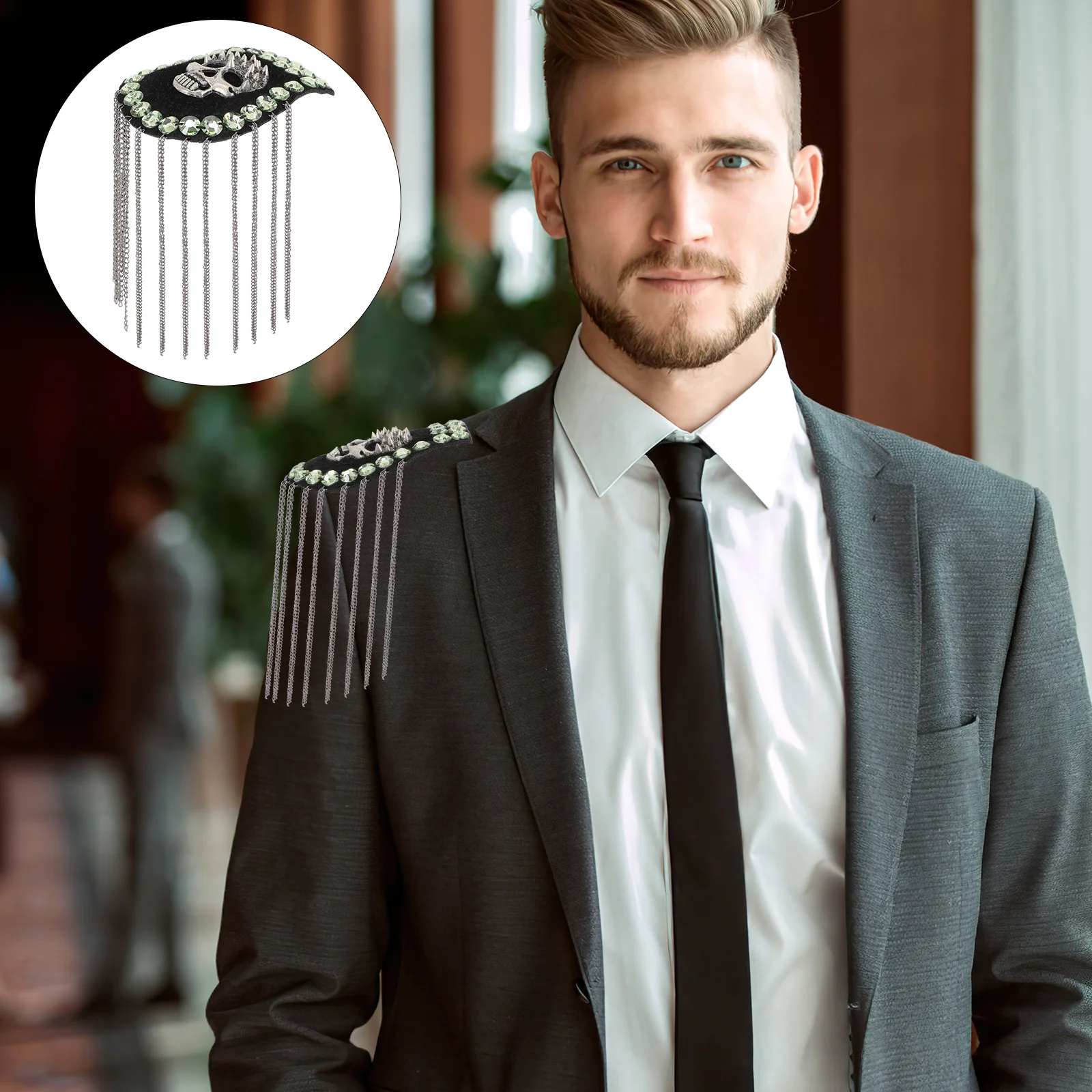 2 шт., погоны на плечо, череп, кисточка, декоративная одежда в стиле панк, аксессуары для костюмов, куртки, маскарадная вечеринка, косплей
2 шт., погоны на плечо, череп, кисточка, декоративная одежда в стиле панк, аксессуары для костюмов, куртки, маскарадная вечеринка, косплей