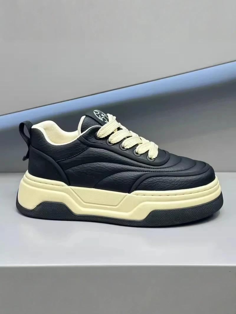 Casual Youth Korean Style Sports Shoes Men's Thick Bottom Casual Board Shoes Summer Trendy All-Match Puyang Male Shoes
Casual Youth Korean Style Sports Shoes Men's Thick Bottom Casual Board Shoes Summer Trendy All-Match Puyang Male Shoes