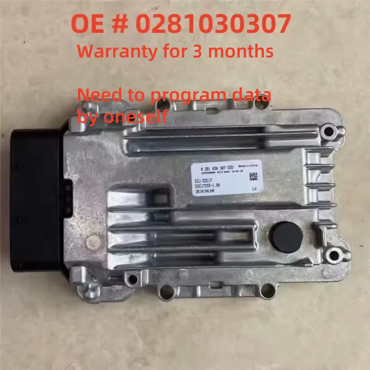 High quality 0281030307 0281 030 307 EDC17C55 ECU Engine Computer Board Electronic Control Unit for Bosch
High quality 0281030307 0281 030 307 EDC17C55 ECU Engine Computer Board Electronic Control Unit for Bosch 