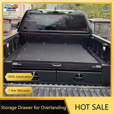 Pickup Truck Bed Drawer Storage System Slide Box for Overlanding
Pickup Truck Bed Drawer Storage System Slide Box for Overlanding