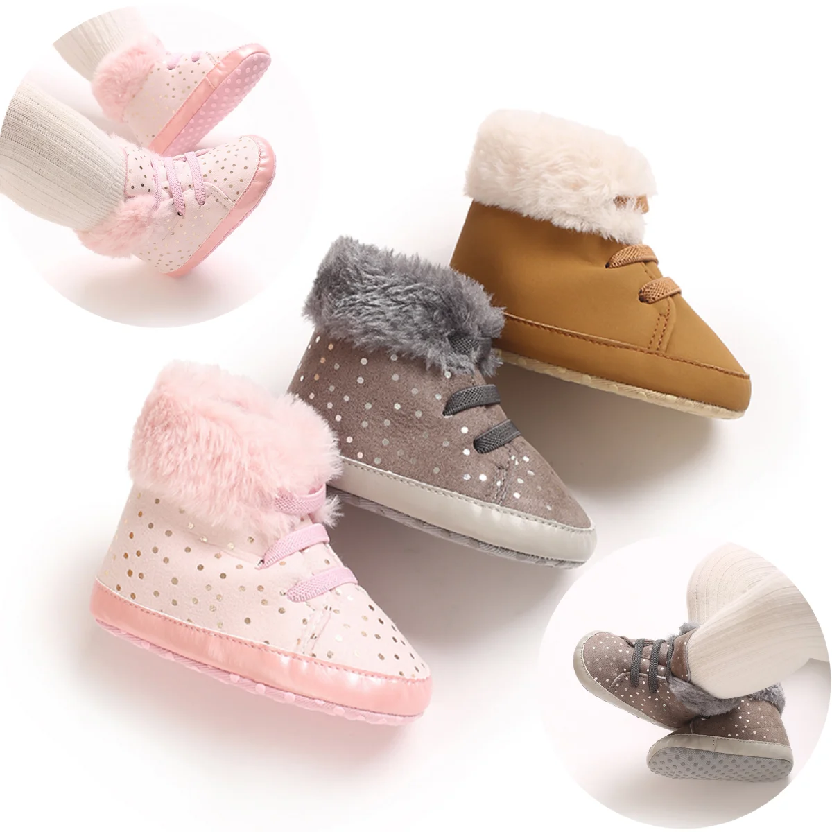 Winter Newborn Baby Cotton Booties Non-Slip Sole Toddler Boys Girls First Walkers Infant Warm Snow Boots 0-18Months
Winter Newborn Baby Cotton Booties Non-Slip Sole Toddler Boys Girls First Walkers Infant Warm Snow Boots 0-18Months 
