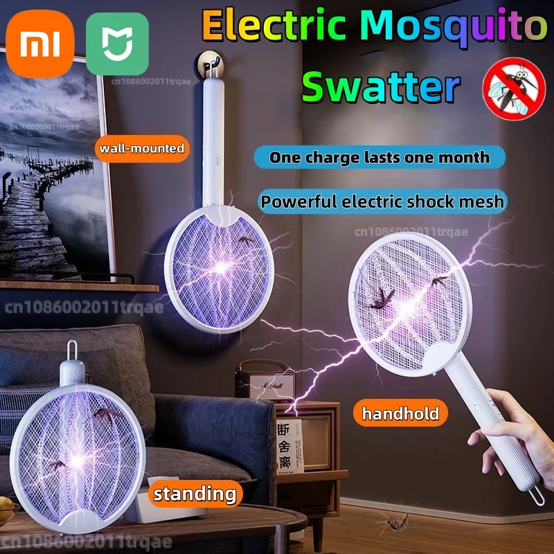 Xiaomi MIJIA Home 3000V Electric Mosquito Swatter Mosquito Killer Lamp 3 In 1 Purple Light Folding USB Charging Mosquito Swat
Xiaomi MIJIA Home 3000V Electric Mosquito Swatter Mosquito Killer Lamp 3 In 1 Purple Light Folding USB Charging Mosquito Swat