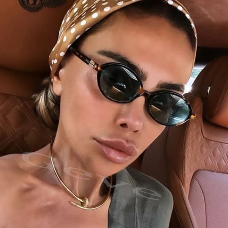 Cute Oval Sunglasses for Women Trendy Small Frame Sun Glasses Ladies Classic Shades Luxury Brand Design Hipster Sexy Eyewear
Cute Oval Sunglasses for Women Trendy Small Frame Sun Glasses Ladies Classic Shades Luxury Brand Design Hipster Sexy Eyewear