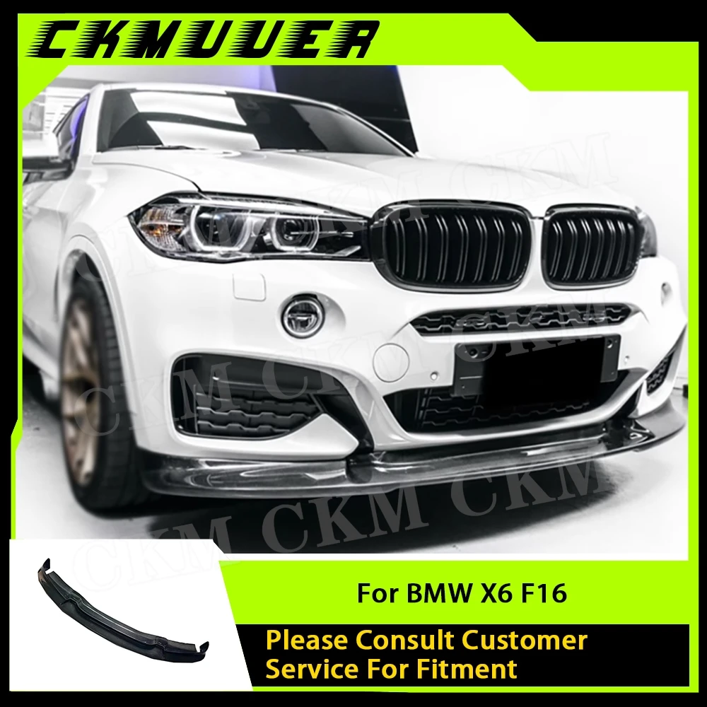 CKMUUER Carbon Fiber For BMW X6 F16 M Sport 2014 2015 2016 2017 2018 Front Bumper Lip Chin Spoiler Car Styling FRP Body Kits
CKMUUER Carbon Fiber For BMW X6 F16 M Sport 2014 2015 2016 2017 2018 Front Bumper Lip Chin Spoiler Car Styling FRP Body Kits