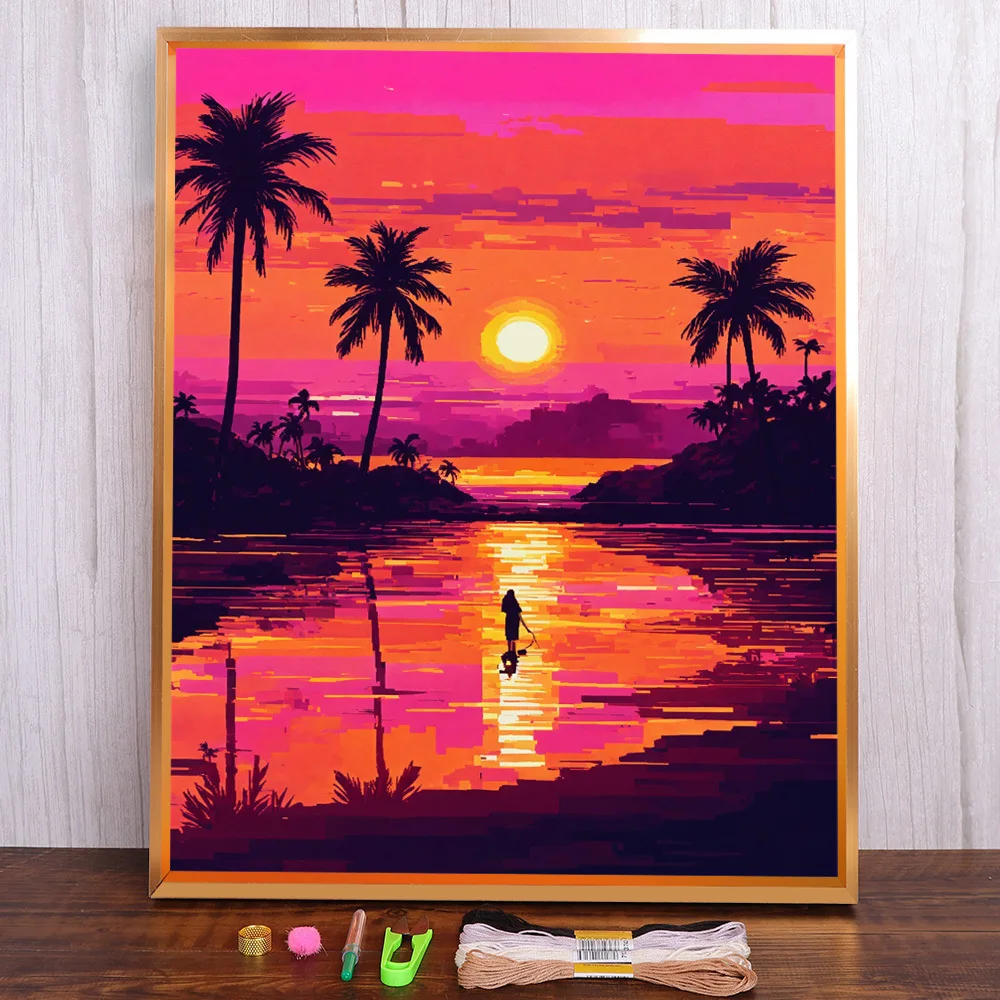 Fantasy Landscape Printed Fabric Cross Stitch DIY Embroidery Set Knitting Handmade Craft Handicraft For Adults Magic Design
Fantasy Landscape Printed Fabric Cross Stitch DIY Embroidery Set Knitting Handmade Craft Handicraft For Adults Magic Design