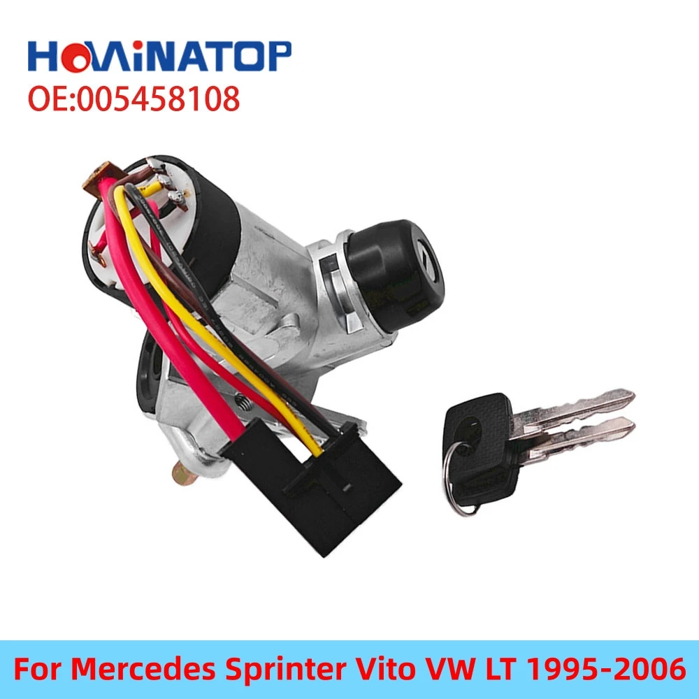 HOWINATOP A0005458108 0005458108 5Pin Ignition Switch Steering Lock For Mercedes Sprinter Vito VW LT 1995-2006 With Key
HOWINATOP A0005458108 0005458108 5Pin Ignition Switch Steering Lock For Mercedes Sprinter Vito VW LT 1995-2006 With Key