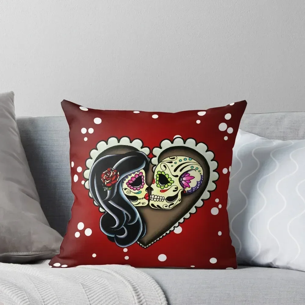 Ashes - Day of the Dead Couple - Sugar Skull Lovers Throw Pillow christmas supplies Cushions For Decorative Sofa pillow
Ashes - Day of the Dead Couple - Sugar Skull Lovers Throw Pillow christmas supplies Cushions For Decorative Sofa pillow