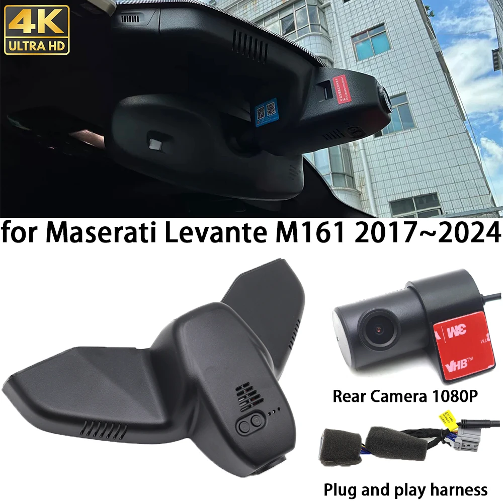 for Maserati Levante M161 2017~2024 4K Dash Cam Front Rear Camera DVR Plug and Play Video Recorder 24h Record Parking Wifi
for Maserati Levante M161 2017~2024 4K Dash Cam Front Rear Camera DVR Plug and Play Video Recorder 24h Record Parking Wifi