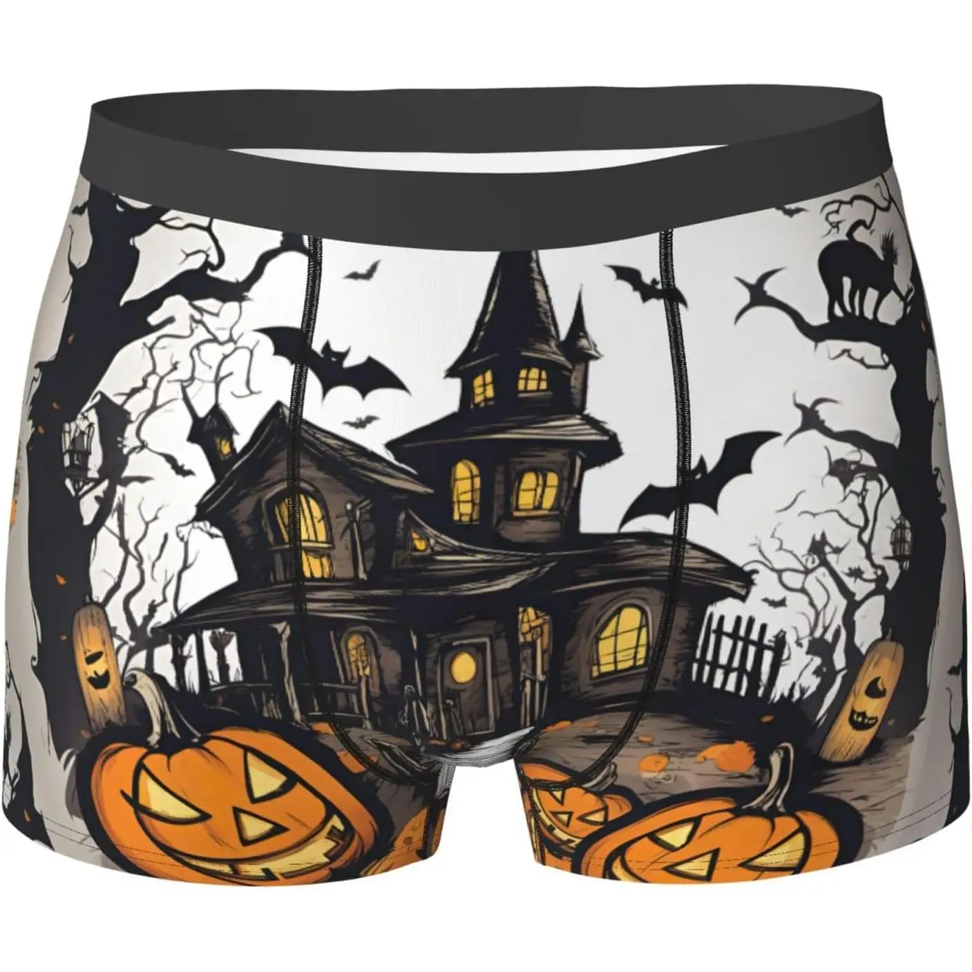 Print Happy-halloween-vector Men's boxer briefs fun and comfortable soft stretch fabric elastic waist no restriction
Print Happy-halloween-vector Men's boxer briefs fun and comfortable soft stretch fabric elastic waist no restriction