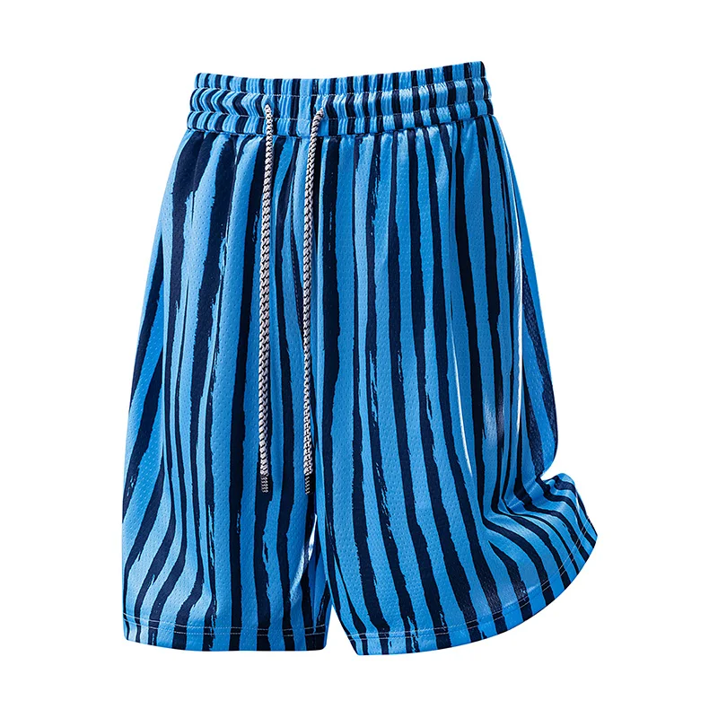 Men's Fashion Vertical Stripe Mesh Shorts Elastic Drawstring Waist Summer Hip Hop Streetwear Sports Shorts
Men's Fashion Vertical Stripe Mesh Shorts Elastic Drawstring Waist Summer Hip Hop Streetwear Sports Shorts