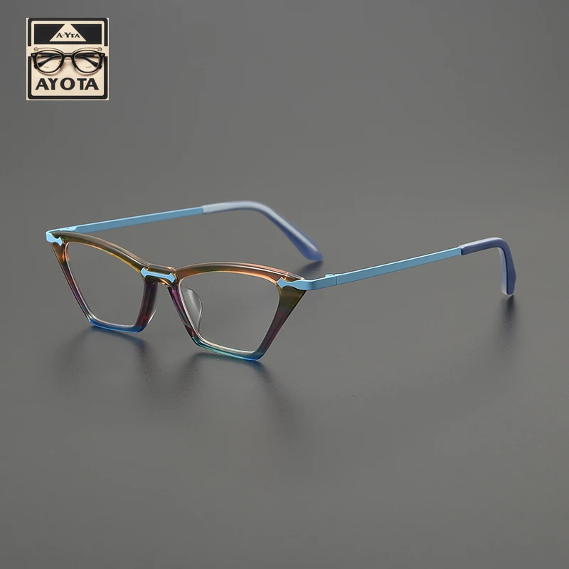 Personality Color Matching Cat-eye Ultralight Glasses Frame High Quality Acetate Myopic Reading Prescription Glasses Men Women
Personality Color Matching Cat-eye Ultralight Glasses Frame High Quality Acetate Myopic Reading Prescription Glasses Men Women