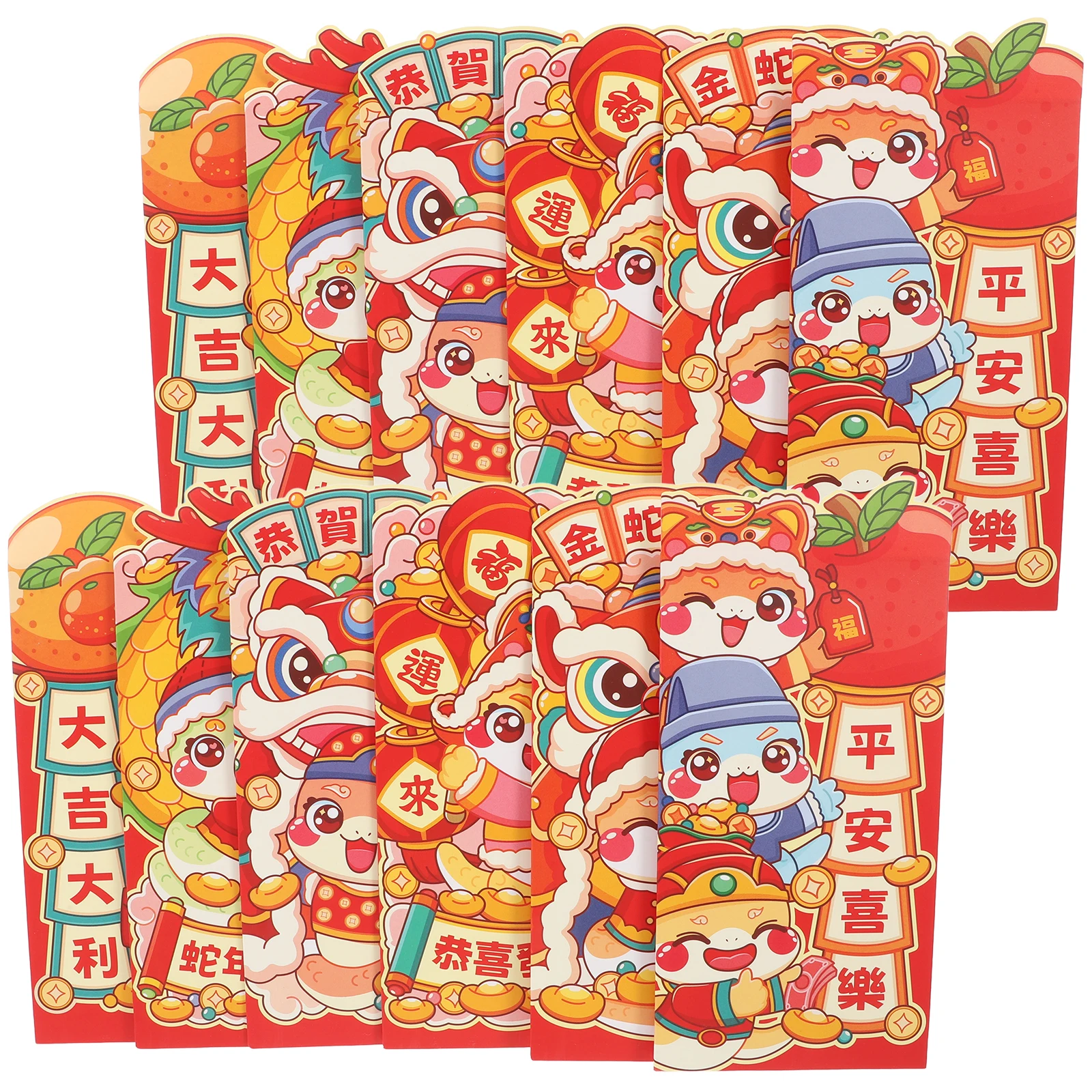 12 Pcs Red Envelope Bags Cartoon Design Chinese New Year Lucky Money Hongbao Wedding Birthday Party Decorations
12 Pcs Red Envelope Bags Cartoon Design Chinese New Year Lucky Money Hongbao Wedding Birthday Party Decorations