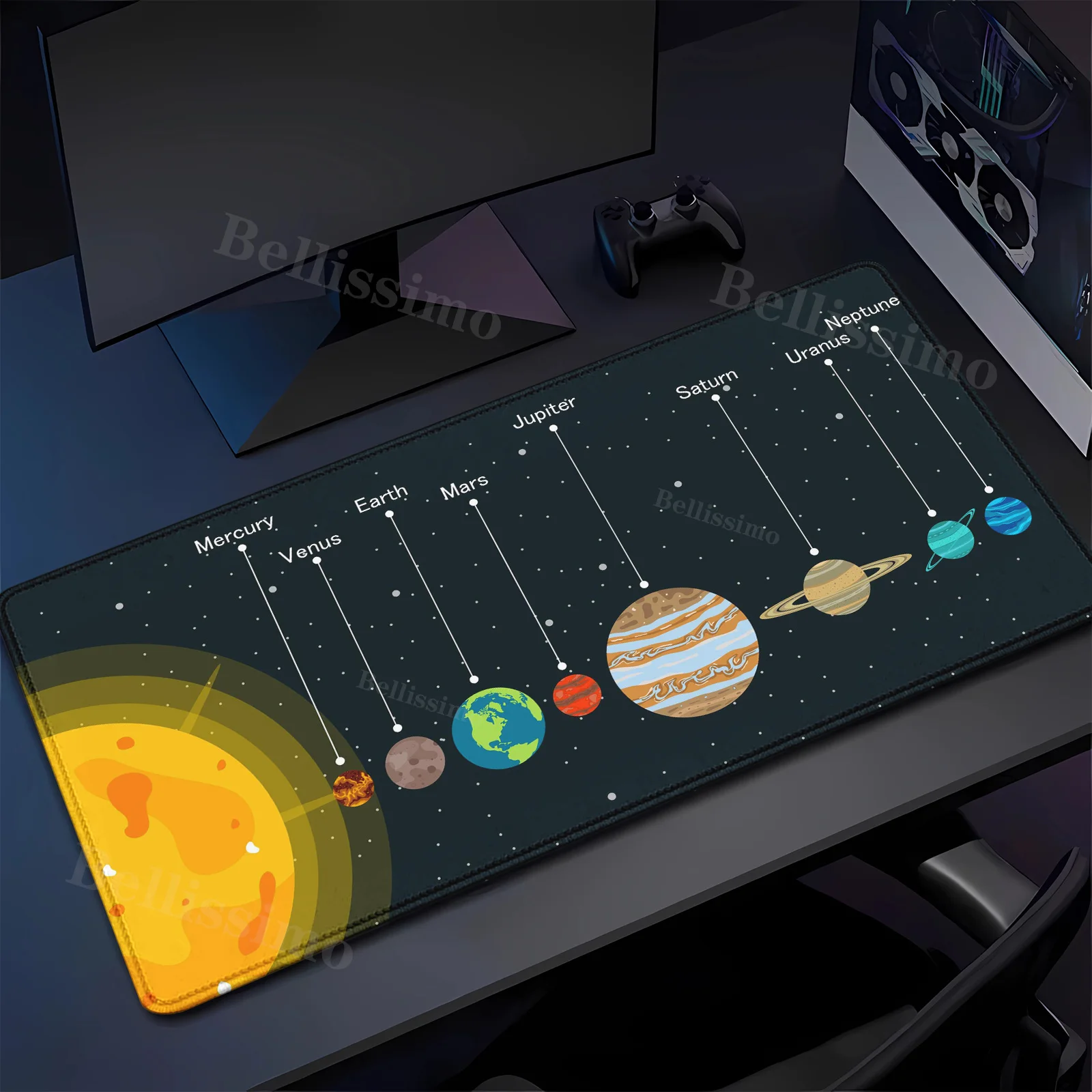 Table Mat Mouse Pads Hot Universe Space Solar System Planet Mousepad Gamer Accessories Mausepad PC Gamer Gaming Laptop Desk Mat
Table Mat Mouse Pads Hot Universe Space Solar System Planet Mousepad Gamer Accessories Mausepad PC Gamer Gaming Laptop Desk Mat