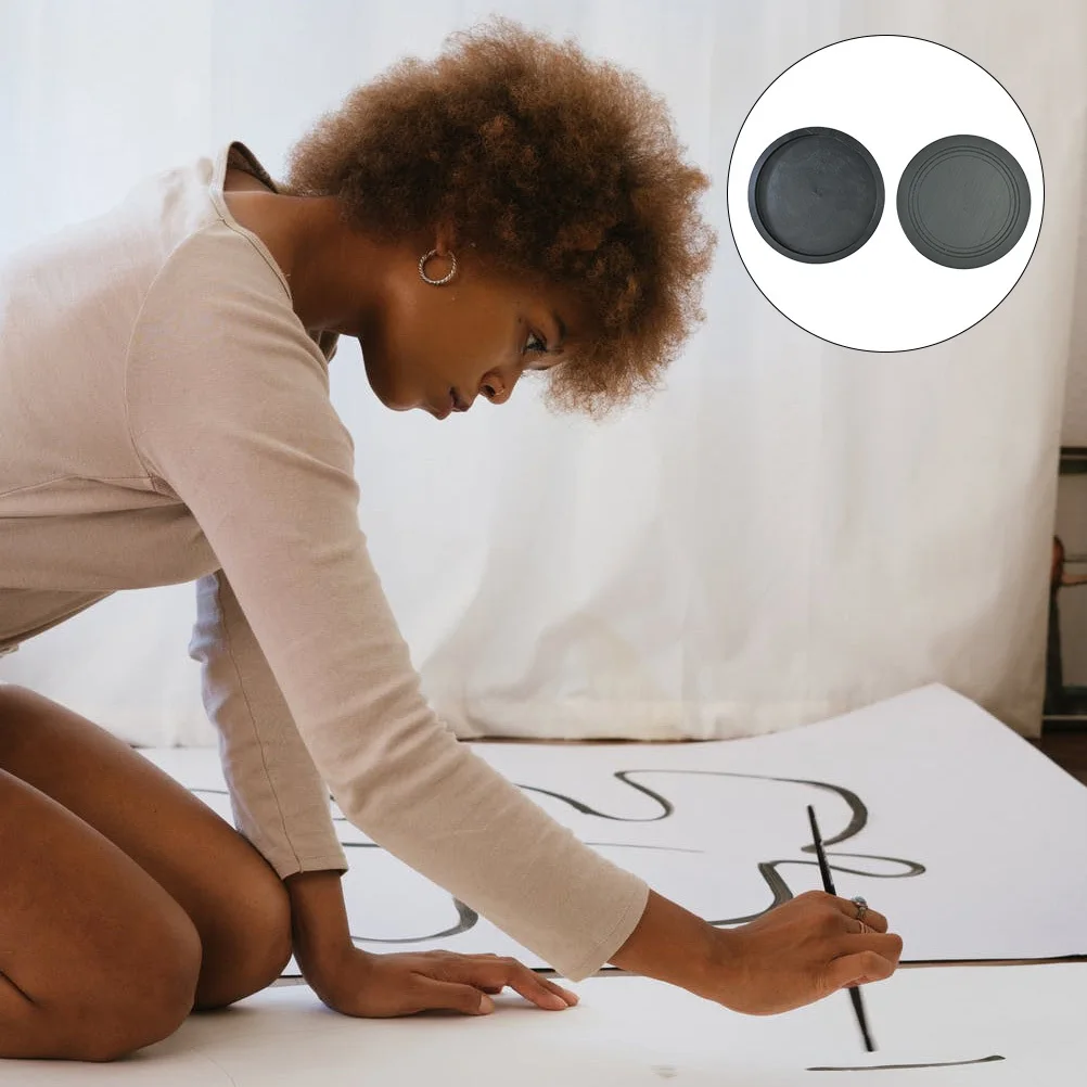 4 Inch Circular Chinese Inkstone Calligraphy Ink Grinding Stone Traditional Inkstone with Lid Portable Durable
4 Inch Circular Chinese Inkstone Calligraphy Ink Grinding Stone Traditional Inkstone with Lid Portable Durable