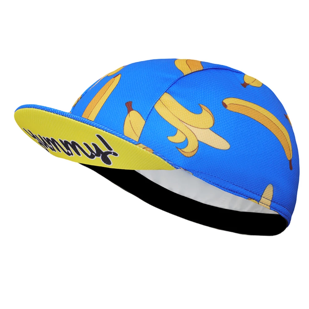 Blue Cycling Cap With classic banana pattern Unisex Quick drying and Breathable Bicycle Helmet Lined Turban Outdoor Sports Cap
Blue Cycling Cap With classic banana pattern Unisex Quick drying and Breathable Bicycle Helmet Lined Turban Outdoor Sports Cap
