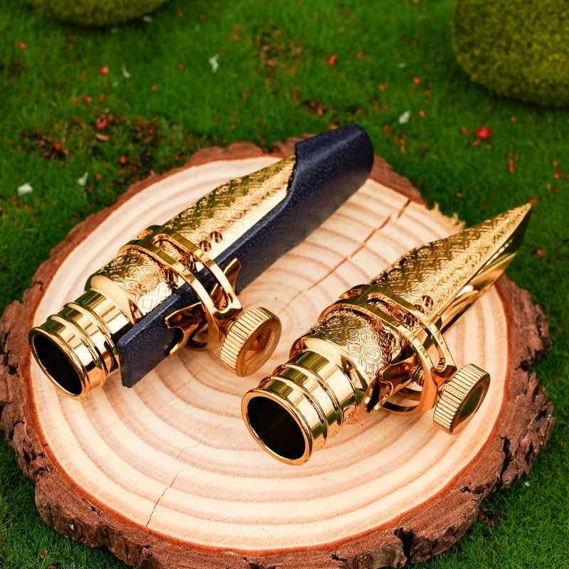 High Quality Gold-plated Brass Saxophone Metal Mouthpiece For Alto Size 5 6 7 8 Sax Accessories
High Quality Gold-plated Brass Saxophone Metal Mouthpiece For Alto Size 5 6 7 8 Sax Accessories