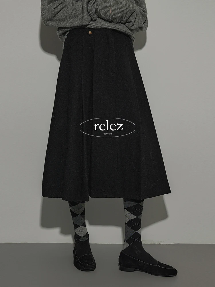 Relez Ele Bla Gown with Golden Bule A-Line Skirt for Women Spring Autumn High Waist Long Pleated Simple Sle
Relez Ele Bla Gown with Golden Bule A-Line Skirt for Women Spring Autumn High Waist Long Pleated Simple Sle