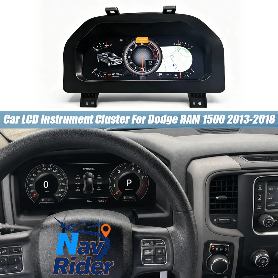12.3" IPS Screen Virtual Cockpit Speedometer Digital Dashboard Cluster Linux For Dodge RAM 1500 2013-2018 Carplay Auto Head Unit
12.3" IPS Screen Virtual Cockpit Speedometer Digital Dashboard Cluster Linux For Dodge RAM 1500 2013-2018 Carplay Auto Head Unit