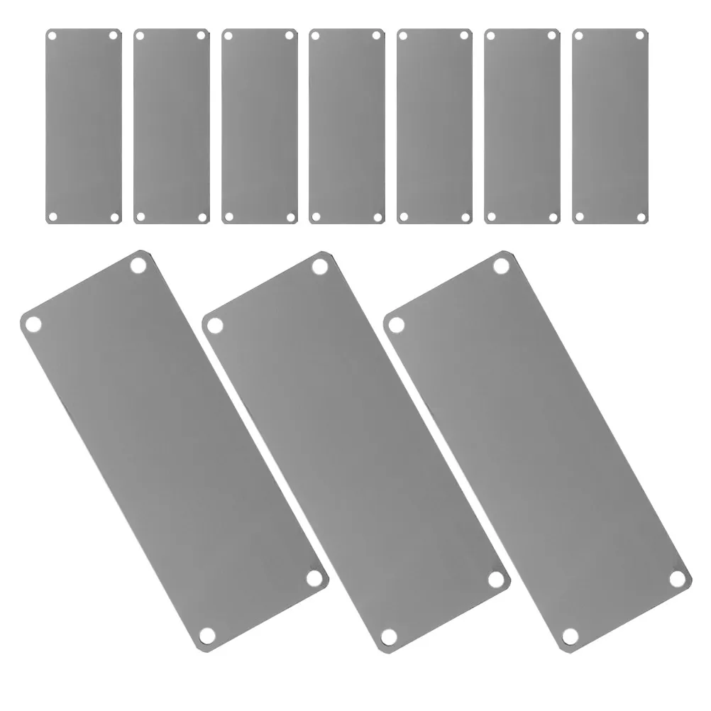 10Pcs Stainless Steel Blank Signs Engraving Name Plates for Metal Tag Crafting Door Name Sign DIY Engravable Blanks Office Hotel
10Pcs Stainless Steel Blank Signs Engraving Name Plates for Metal Tag Crafting Door Name Sign DIY Engravable Blanks Office Hotel