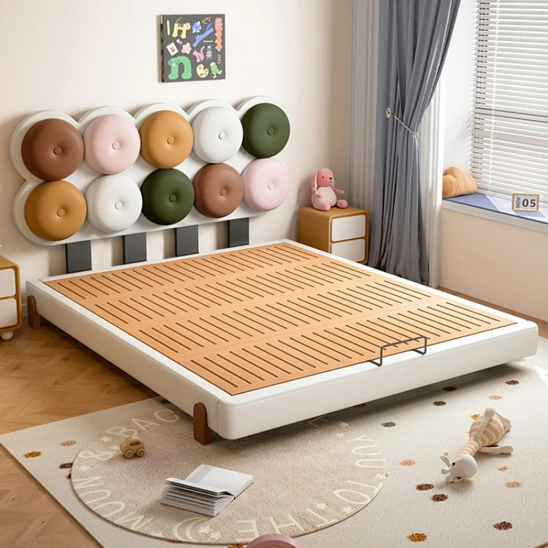 Storage macaron kids bed girl Internet celebrity donut small apartment bedroom boy leather bed
Storage macaron kids bed girl Internet celebrity donut small apartment bedroom boy leather bed