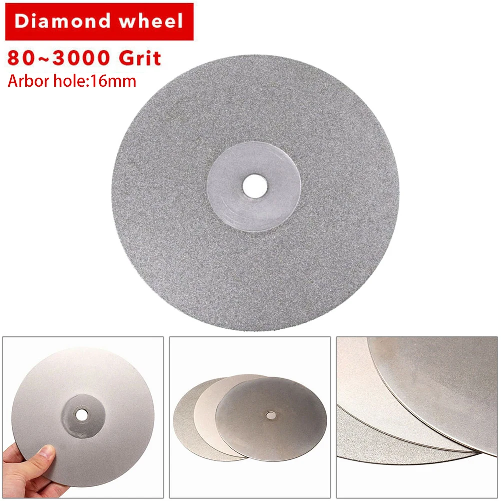 4" 100mm Diamond Coated Flat Lap Wheel Lapidary Polishing Grinding Disc 80~3000Grit For Jewelry Jade Crystal Glass Polishing
4" 100mm Diamond Coated Flat Lap Wheel Lapidary Polishing Grinding Disc 80~3000Grit For Jewelry Jade Crystal Glass Polishing