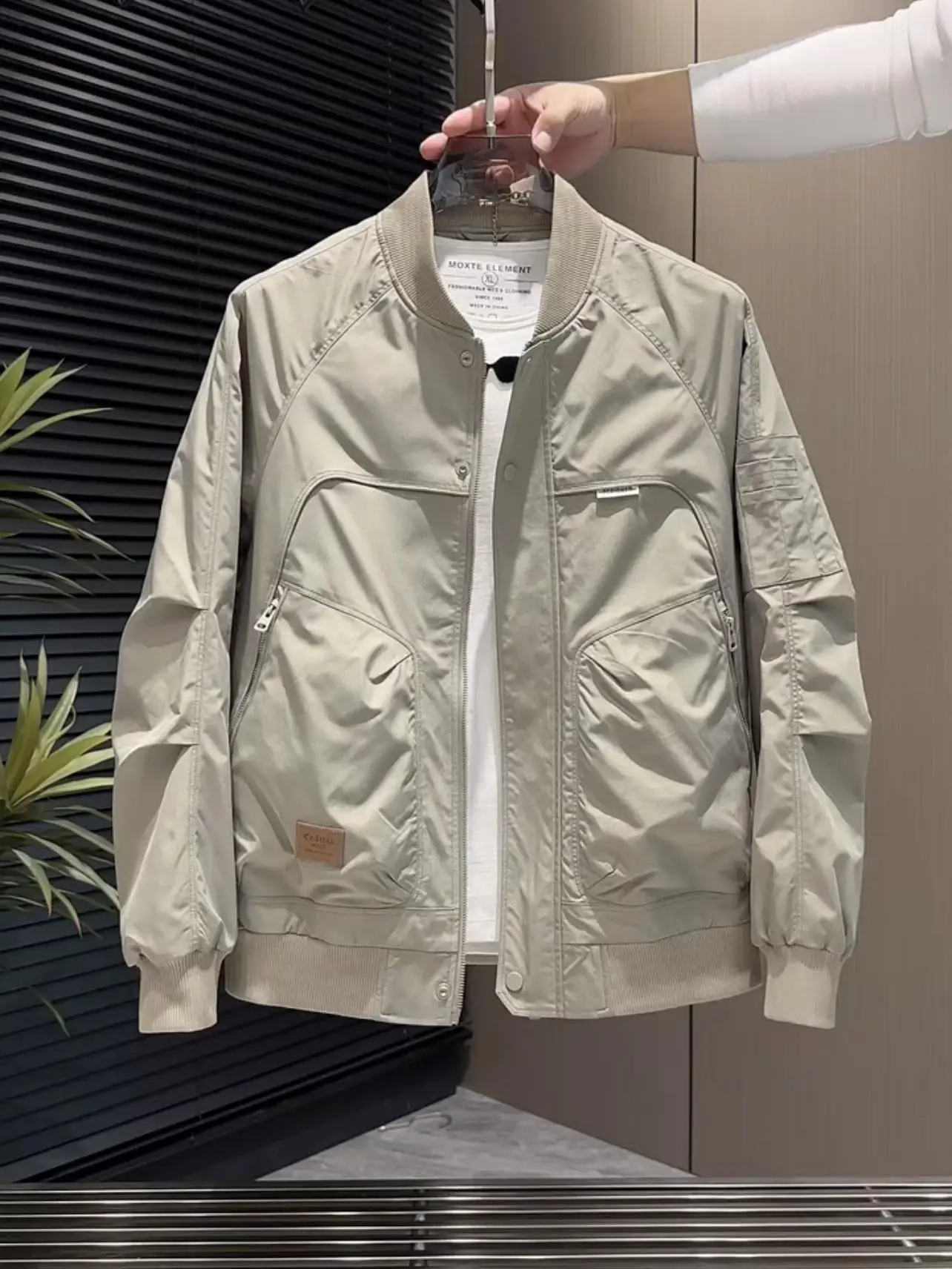 Loose Casual Men's Baseball Jaet 2026 New Sle Pilot Workwear ort Top Polyester Fiber Windproof Zipper Closure No Hat
Loose Casual Men's Baseball Jaet 2026 New Sle Pilot Workwear ort Top Polyester Fiber Windproof Zipper Closure No Hat