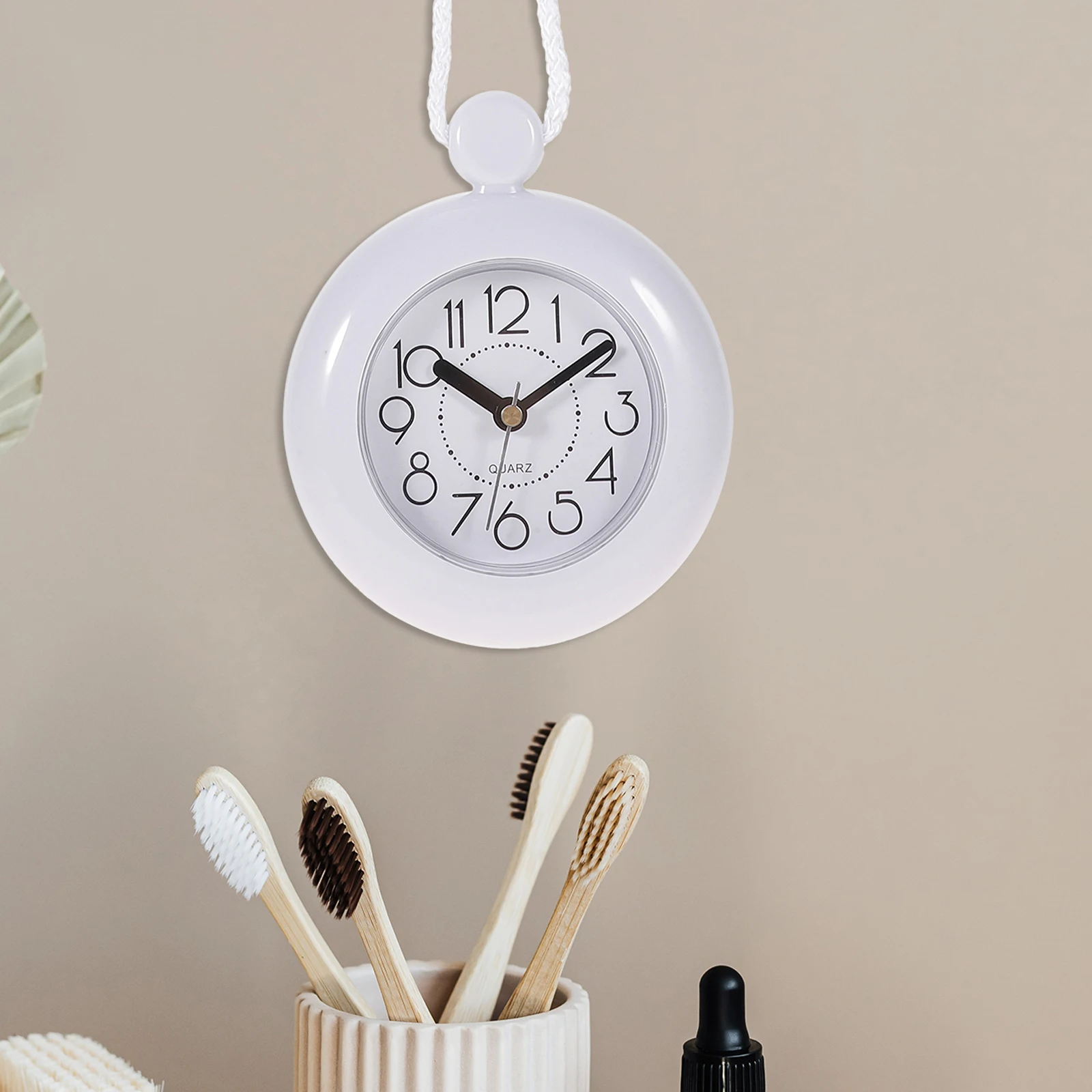 Bathroom Wall Hanging Clock Waterproof Silent Water-Resistant Lightweight Modern Wall Clock for Bathroom Decor
Bathroom Wall Hanging Clock Waterproof Silent Water-Resistant Lightweight Modern Wall Clock for Bathroom Decor