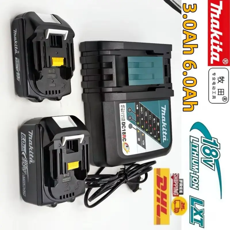 Makita 18V 3.0Ah 6.0Ah Rechargeable Battery ,For Makita BL1830 BL1830B BL1840 BL1840B BL1850 Power Tools Battery
Makita 18V 3.0Ah 6.0Ah Rechargeable Battery ,For Makita BL1830 BL1830B BL1840 BL1840B BL1850 Power Tools Battery
