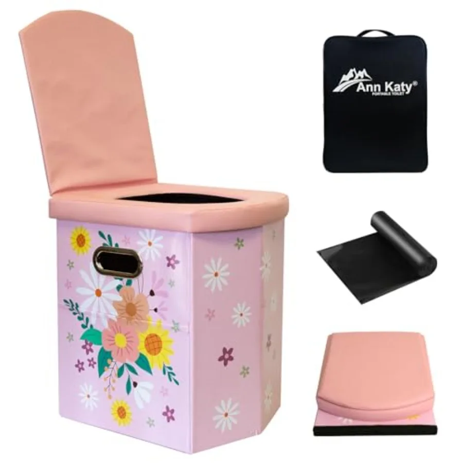 Upgrade XL Portable Toilet for Adults Extra Large Portable Travel Floding Toilet Camping Tall Toilets with Lid for Adults and C
Upgrade XL Portable Toilet for Adults Extra Large Portable Travel Floding Toilet Camping Tall Toilets with Lid for Adults and C