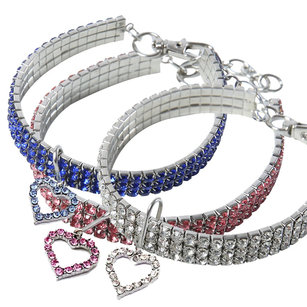 Pet Necklace Heart Shaped Collar Adjustable Fashion Crystal Dog Cat Chain Bright Color Valentine Pet Supplies
Pet Necklace Heart Shaped Collar Adjustable Fashion Crystal Dog Cat Chain Bright Color Valentine Pet Supplies